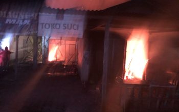 Rumah Dan Tokoh Kelontong Hangus Terbakar di Amuk Si Jago Merah, Kerugian Mencapai Ratusan Juta