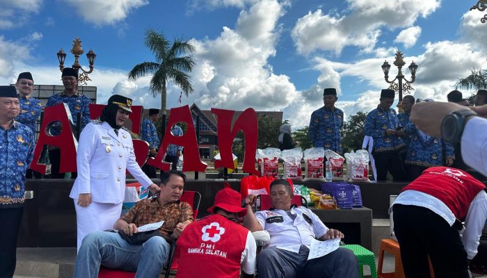 Peringati Hari Otonomi Daerah ke-XXIX, Wabup Basel Ajak Masyarakat Tingkatkan Kesadaran Donor Darah