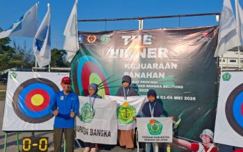 Atlit Panahan Bangka Selatan, Sabet 12 Medali di Kejurprov Panahan Babel 2025