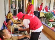 PMI Basel Gelar Donor Darah di BKPSDMD Sambut Hari Palang Merah Dunia