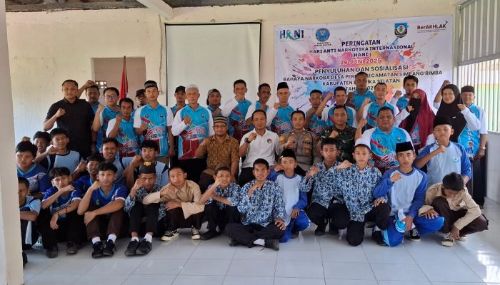 Kasat Narkoba Polres Basel Sosialisasikan Bahaya Narkoba kepada Generasi Muda di Desa Permis