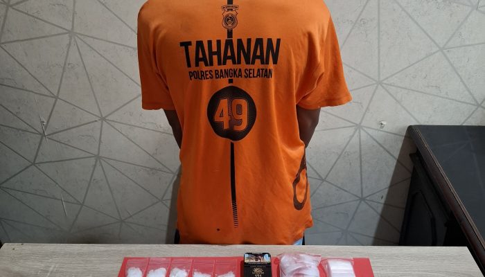 Polisi Tangkap Pengedar Sabu di Desa Jelutung II, Sita 40,50 Gram Barang Bukti Beserta Timbangan Digital 