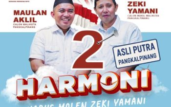 Dua Pasang Cakada Pilwako Pangkalpinang 2025 Berasal dari Almamater UNIPER