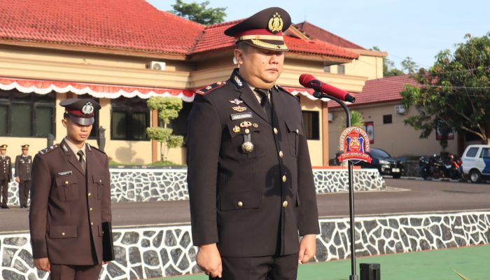 Wakapolres Basel Pimpin Upacara HUT ke-80 RI di Mapolres