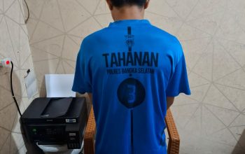 Satresnarkoba Polres Basel Ringkus Pemuda Toboali, Sabu 1,88 Gram Diamankan