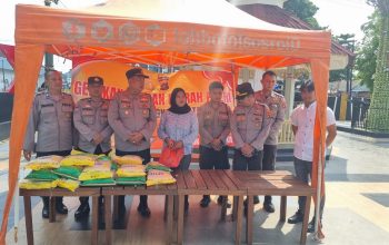 Polres Bangka Selatan Gelar Gerakan Pangan Murah, 2 Ton Beras Ludes Terjual