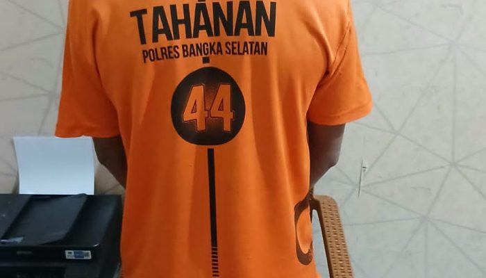 Satresnarkoba Polres Basel Tangkap Pengedar Sabu di Desa Gadung, Amankan 8,10 Gram Barang Bukti