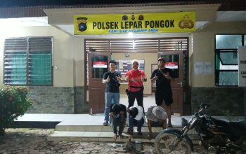 Nekat Curi Mesin Air Demi Beli Sabu, Tiga Pemuda Lepar Pongok di Tangkap Polisi. 