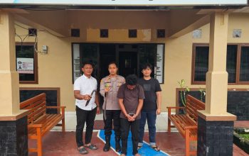 Polsek Air Gegas Amankan Pria Bawa Parang dan Pisau Saat Kericuhan di Acara Penutupan HUT RI