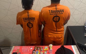 Satresnarkoba Polres Basel Ringkus Dua Pengedar Sabu di Desa Rias, Amankan 11,32 Gram Barang Bukti