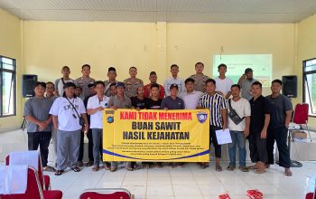 Polsek Simpang Rimba Sosialisasikan KUHP Baru, Tekan Pencurian dan Penadahan Sawit di Bangka Selatan
