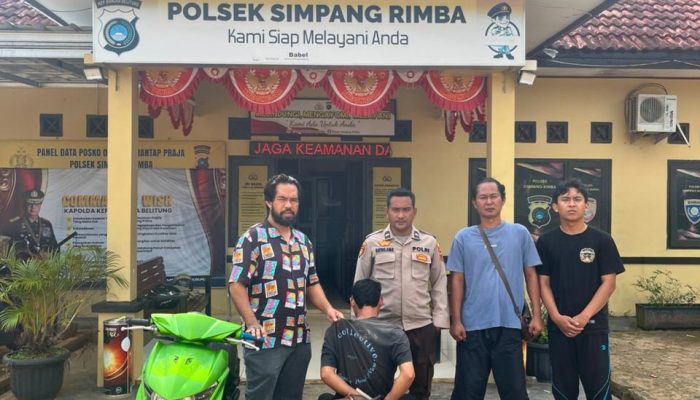 Polsek Simpang Rimba Ungkap Kasus Pencurian Mesin Pompa Air di Lahan Pembibitan Sawit Desa Permis