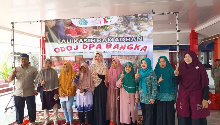 One Day One Juz (ODOJ) Babel Salurkan 1 Ton Lebih Sembako untuk Warga Kurang Mampu