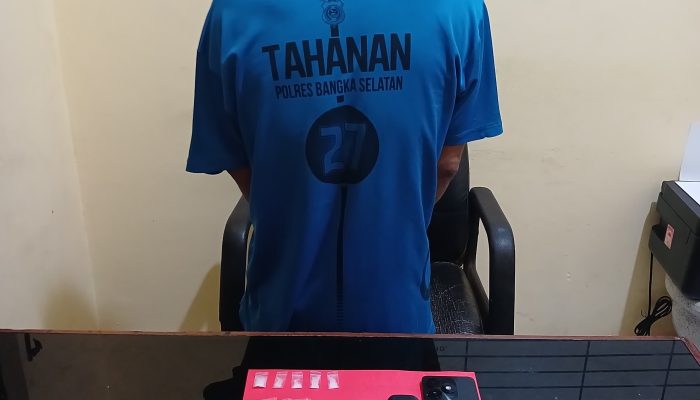 Polisi Ungkap Kasus Narkotika di Toboali, Nelayan Diamankan dengan Sabu 1,75 Gram