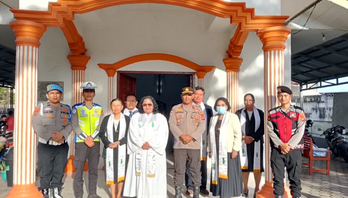 Pengamanan Ibadah Wafat Isa Almasih dan Paskah 2026, Polres Bangka Selatan Terjunkan 174 Personel